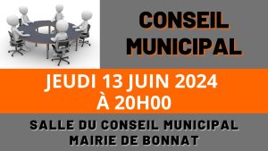 Conseil Municipal – 13 juin 2024