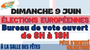 Élections Européennes – 9 juin 2024