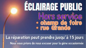 Éclairage public