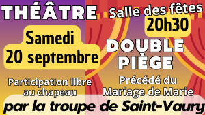 Théatre – Samedi 20 septembre 2025