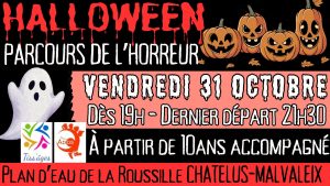 Halloween – Parcours de l&rsquo;horreur – Vendredi 31 octobre dès 19h00
