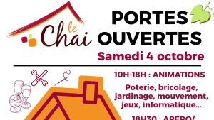 Le Chai – Portes ouvertes samedi 04 octobre 2025