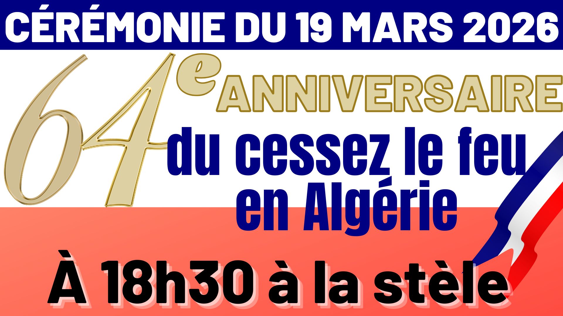 Anniversaire du cessez le feu en Algérie
