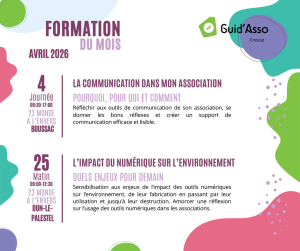 Formations des bénévoles Guid&rsquo;asso – Avril 2026