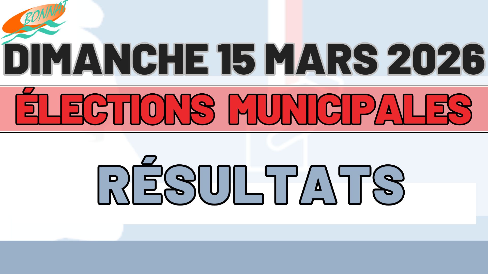 Résultats élections
