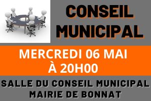 Conseil Municipal – Mercredi 06 mai 2026