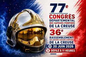 Congrès Départemental des Sapeurs-Pompiers de la creuse 2026