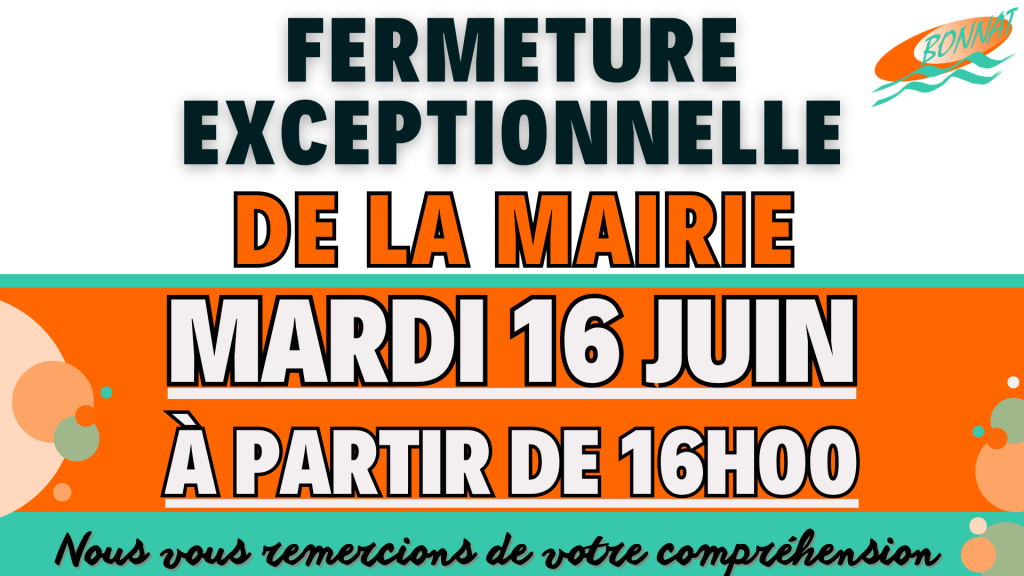 Fermeture Mairie