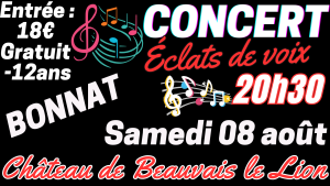 Concert – Samedi 08 août 2026