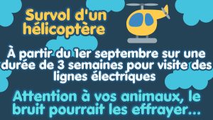 ENEDIS -Surveillance en Hélicoptère des lignes électriques