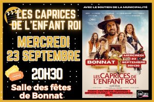 Cinéma – Mercredi 23 septembre 2026 à 20H30