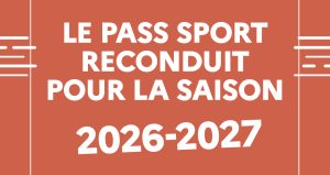 Pass Sport – du 1er septembre au 31 décembre 2026