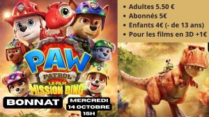 Cinéma – Mercredi 14 Octobre à 15H