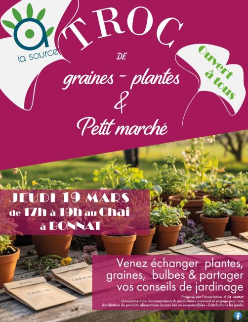 AFFICHE TROC DE GRAINES PLANTE MARS rvb