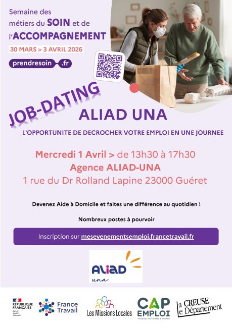 Affiche Job dating Guéret (1)