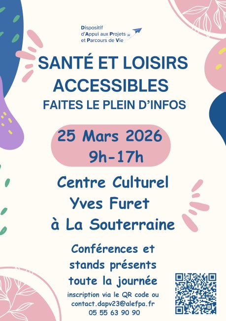 Affiche journée santé et loisirs accessibles