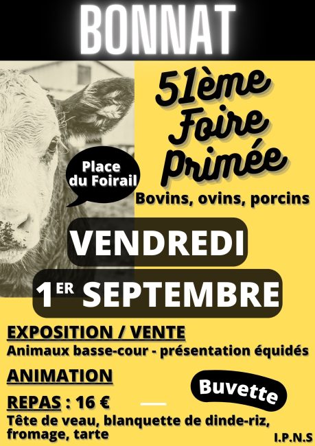 Foire 1er septembre