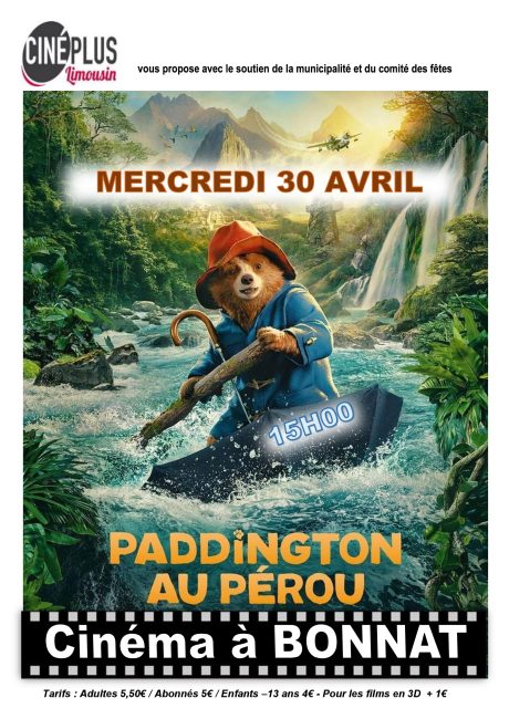 Paddington Au Perou 30 04 2024