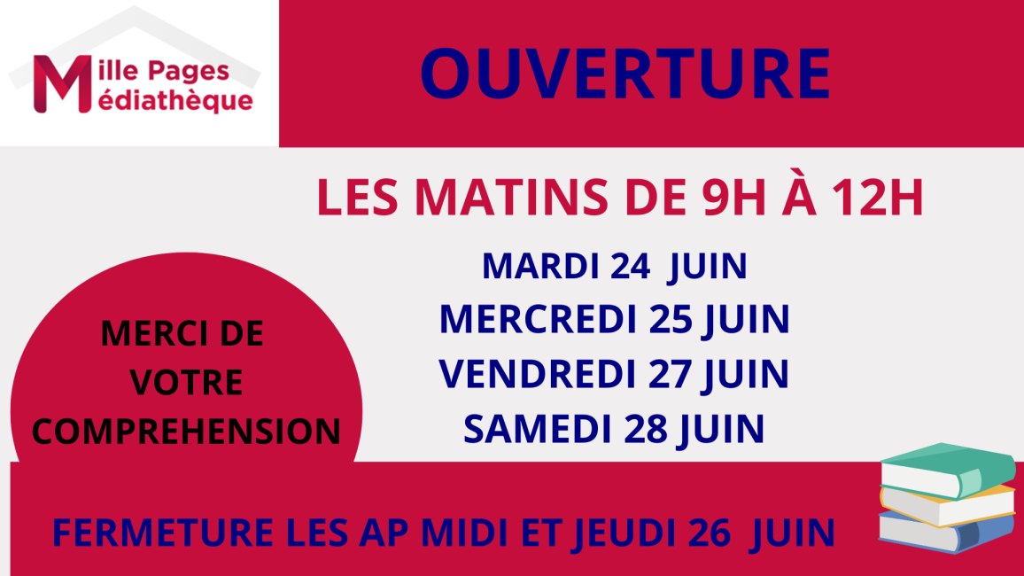 Horaires D'ouverture Et De Fermeture De La Médiathèque Bonnat(4)
