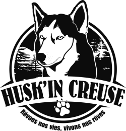 logo huskin creuse 14 x 14 cm noir